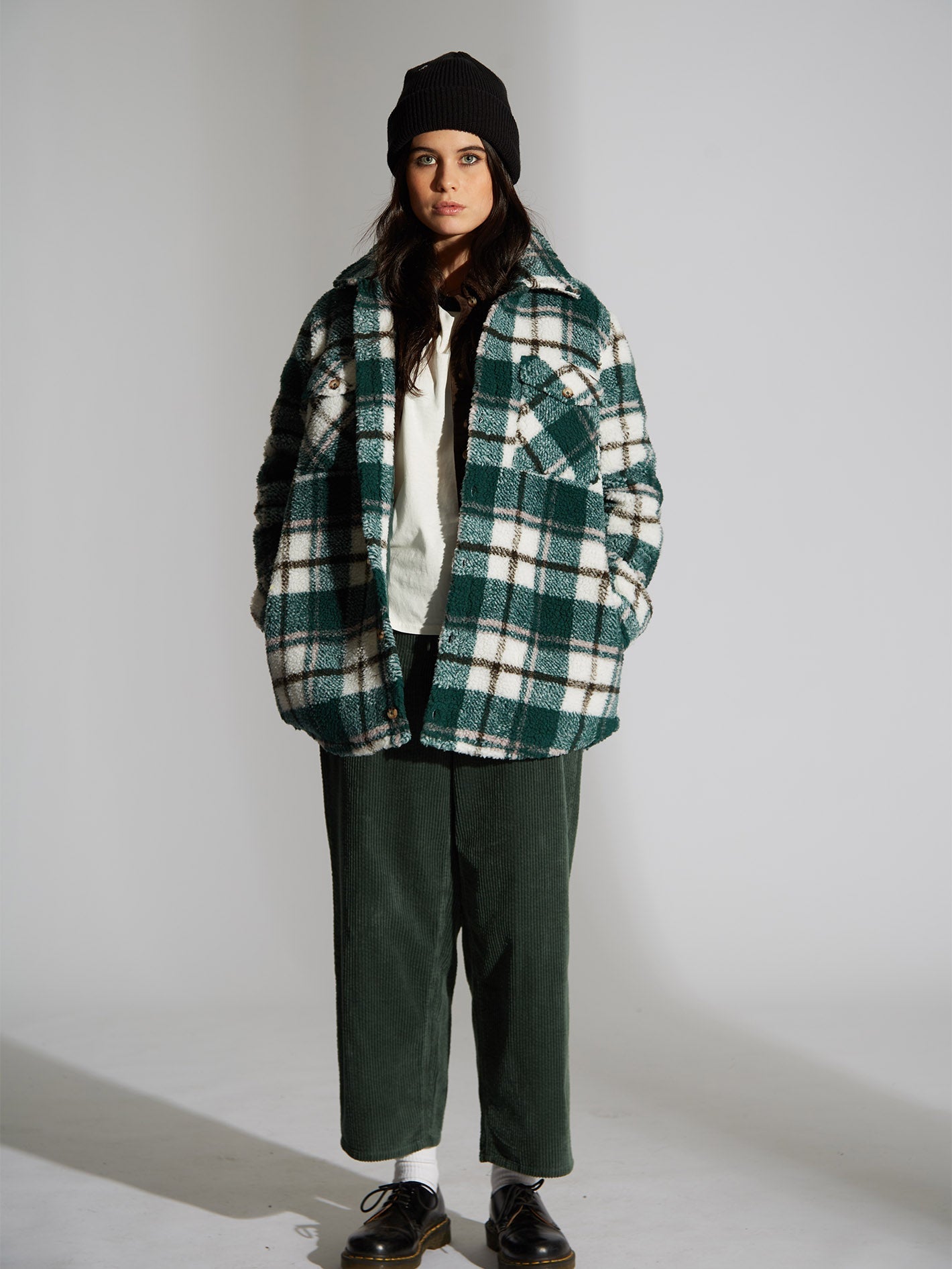 Silent Sherpa Jacke - DUNKLE KIEFER