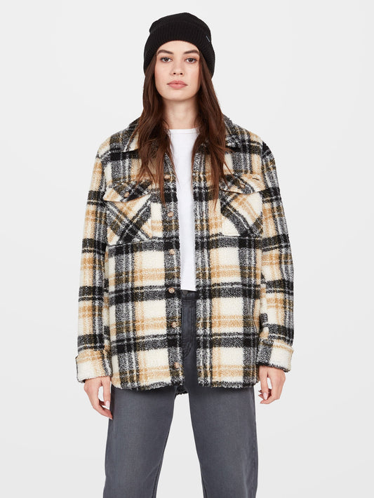 Silent Sherpa Overshirt - HASELNUSS