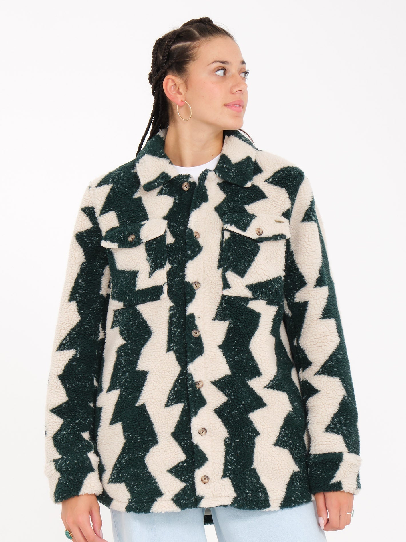 Veste Silent Sherpa - PONDEROSA PINE
