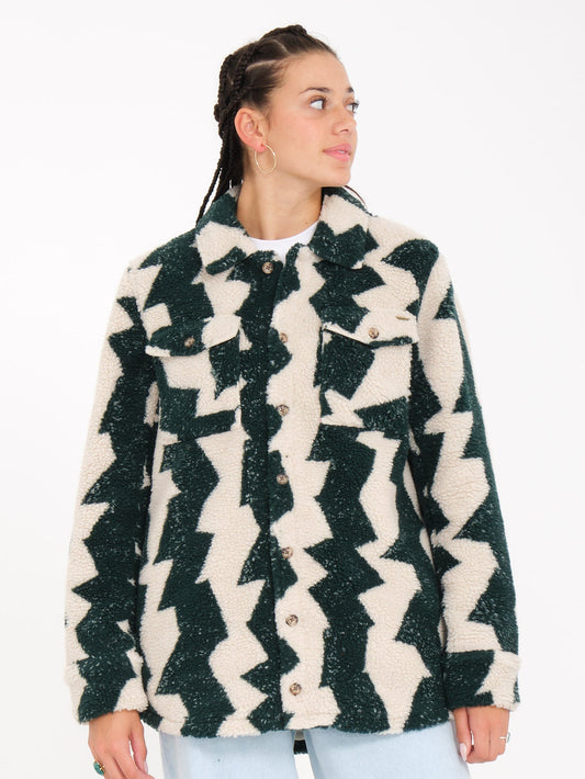 Stille Sherpa-Jacke - PONDEROSA PINE
