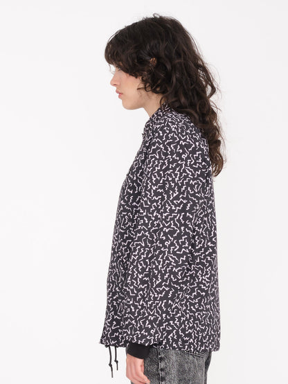 Veste Surfpunk Coach - BLACK