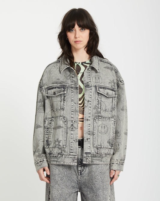 Filip Rygalski Denim Jacket - GRAY VINTAGE