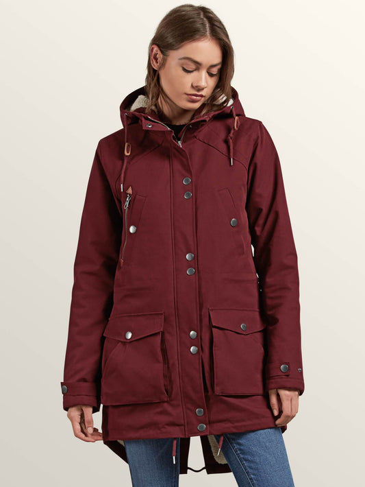 Veste Walk On By  - Burgundy