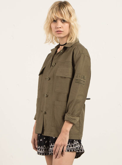 Veste-Chemise Georgia May Jagger - Dark Camo