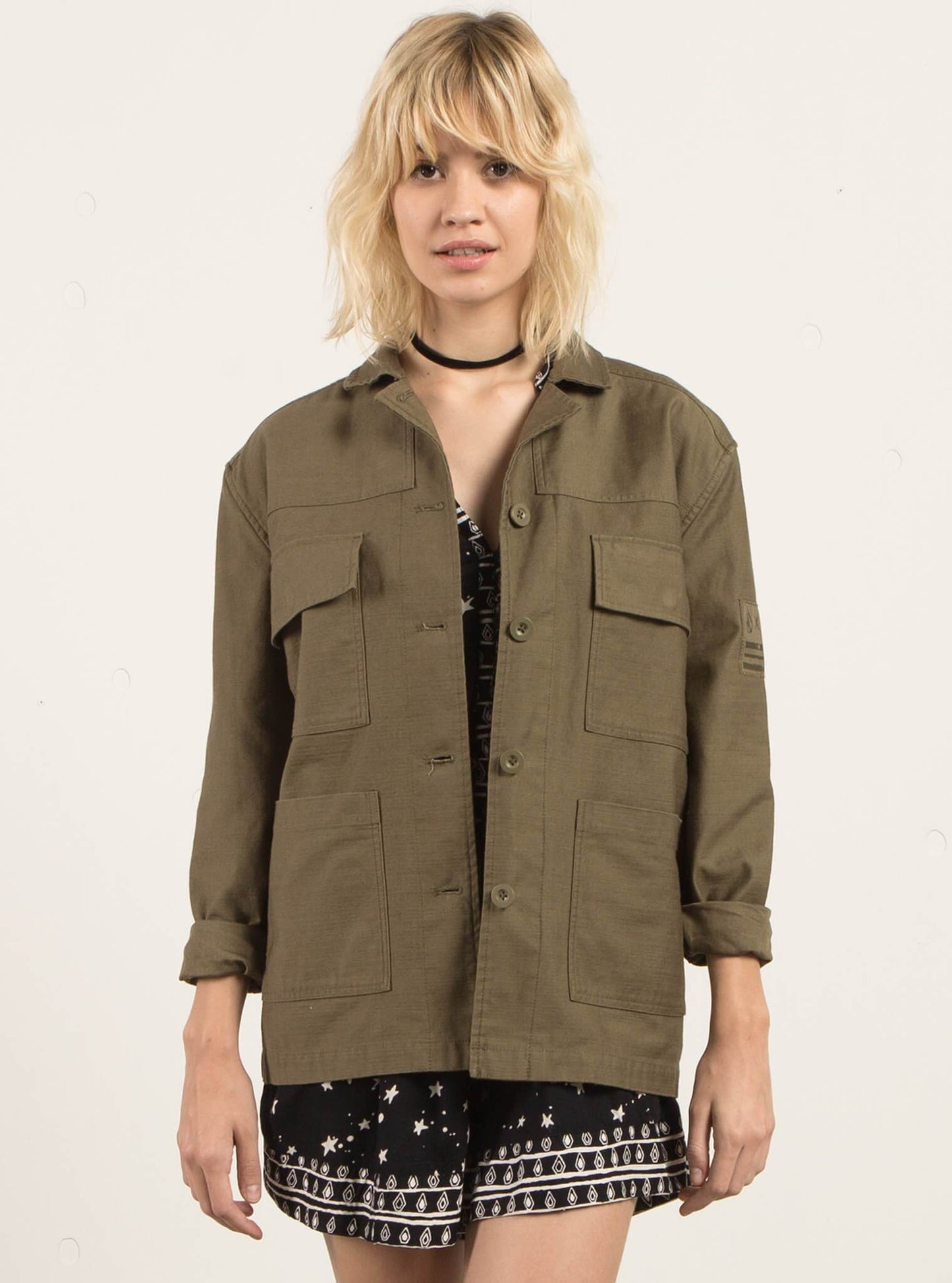 Veste-Chemise Georgia May Jagger - Dark Camo