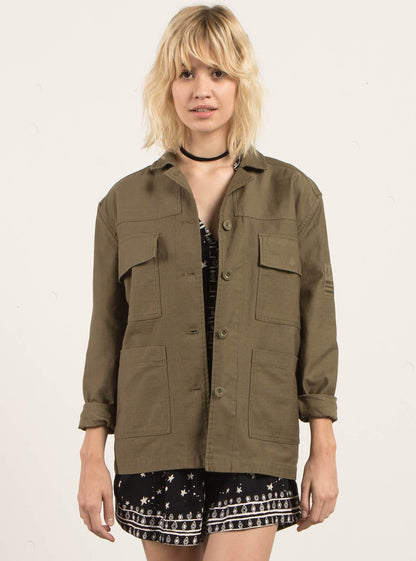 Veste-Chemise Georgia May Jagger - Dark Camo