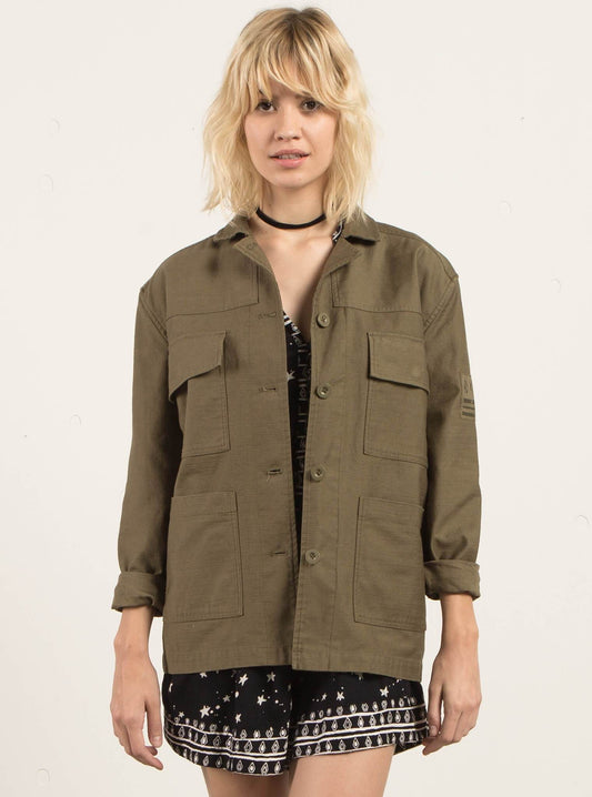 Veste-Chemise Georgia May Jagger - Dark Camo