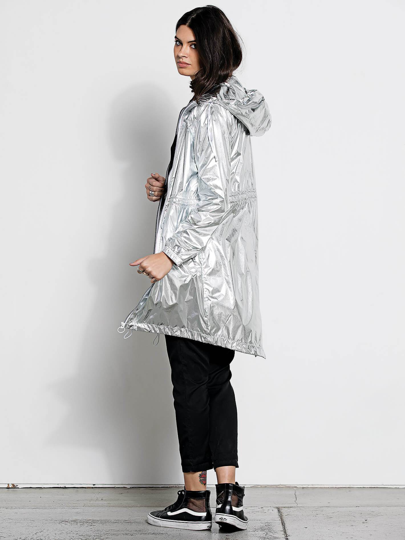 Georgia May Jagger Regenjacke - Silber