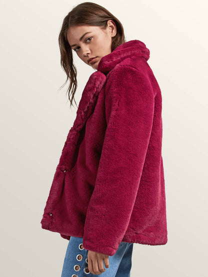 Gmj Ravey Kunstpelzjacke – Acai