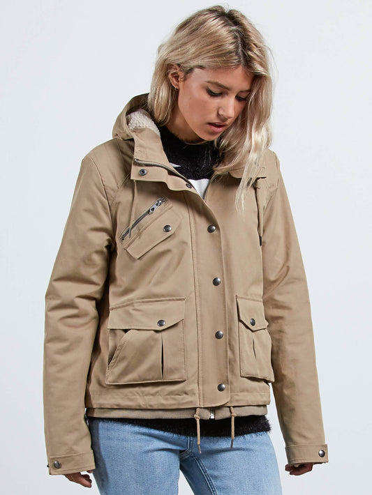 Walk On By Kurze Jacke - Khaki