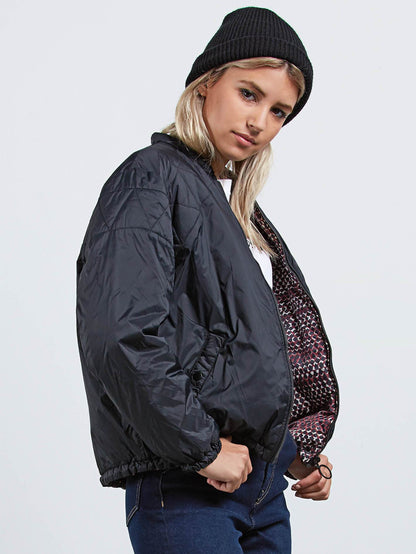Play The Fool Puffa Jacke - Schwarz