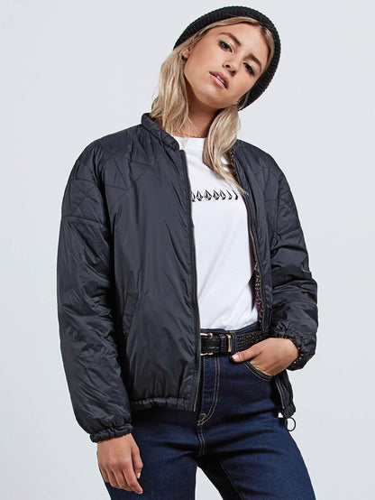Play The Fool Puffa Jacke - Schwarz