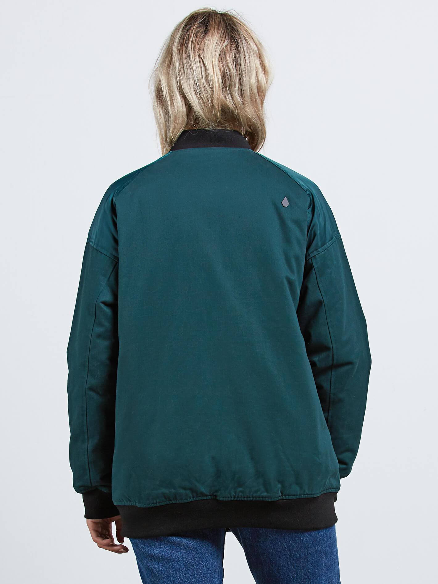 Veste Not Half Bomber - Evergreen