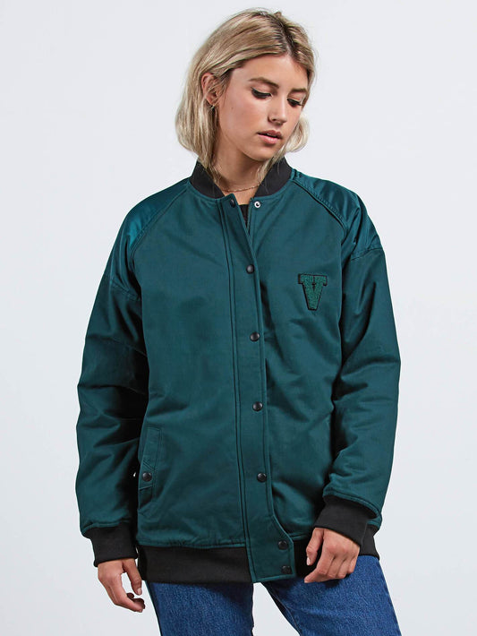 Veste Not Half Bomber - Evergreen