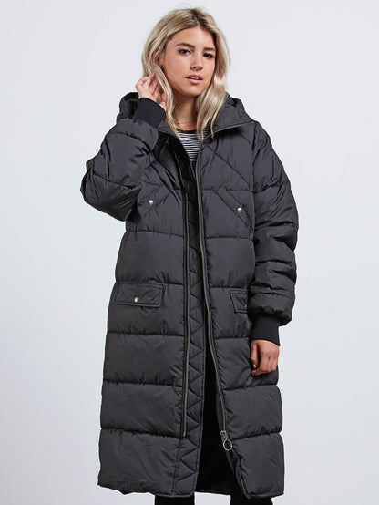 Chillax In Puffa Jacke – Schwarz