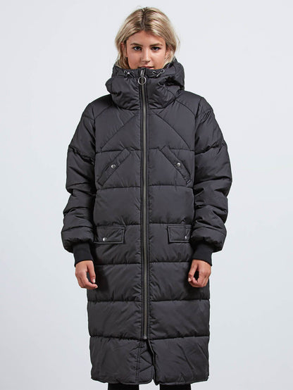 Chillax In Puffa Jacke – Schwarz