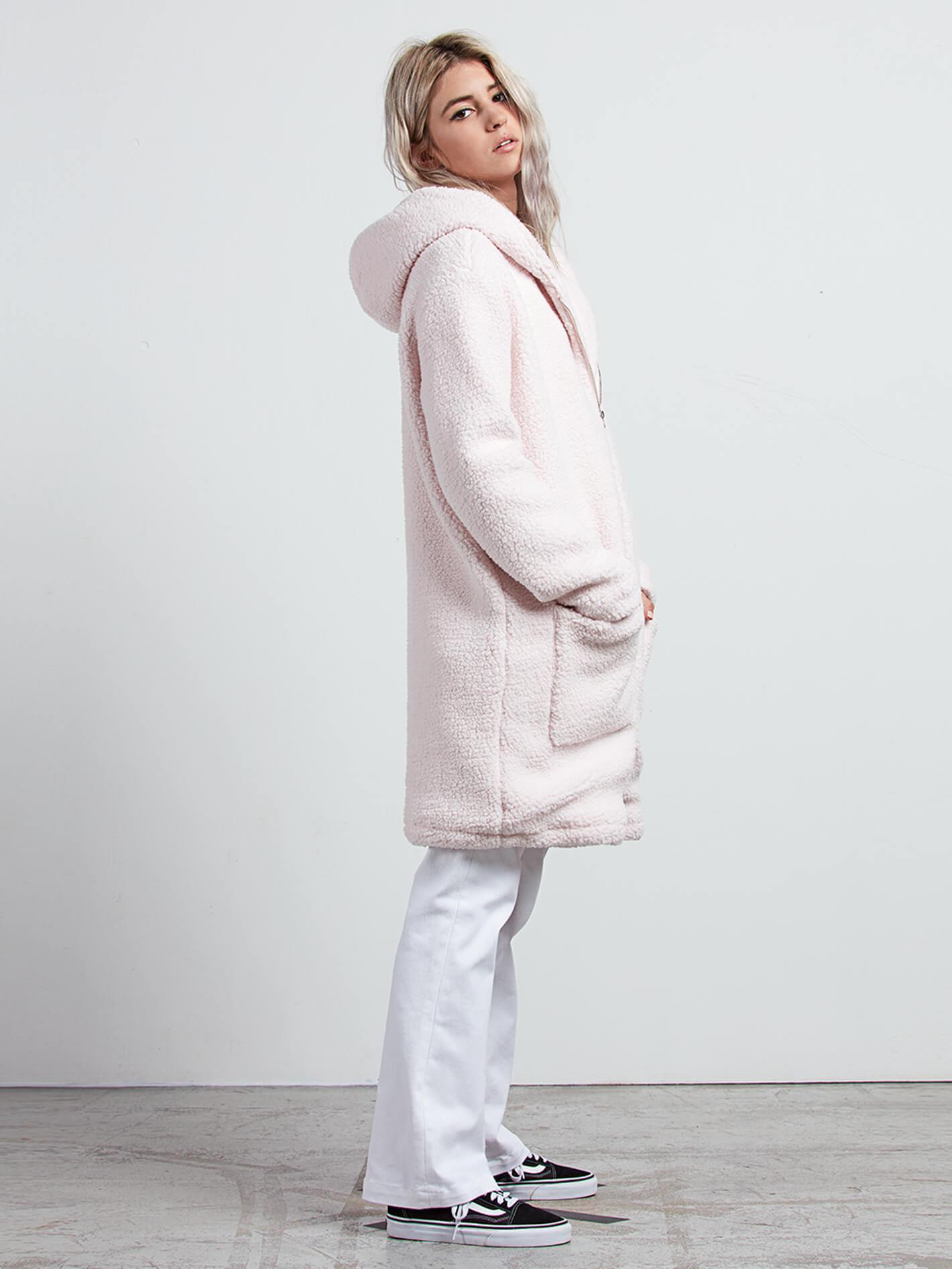 Manteau GMJ Sherpa - Light Peony