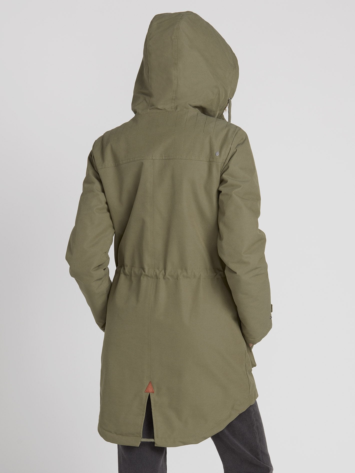 Walk On By 5K Parka – Armeegrün-Kombination