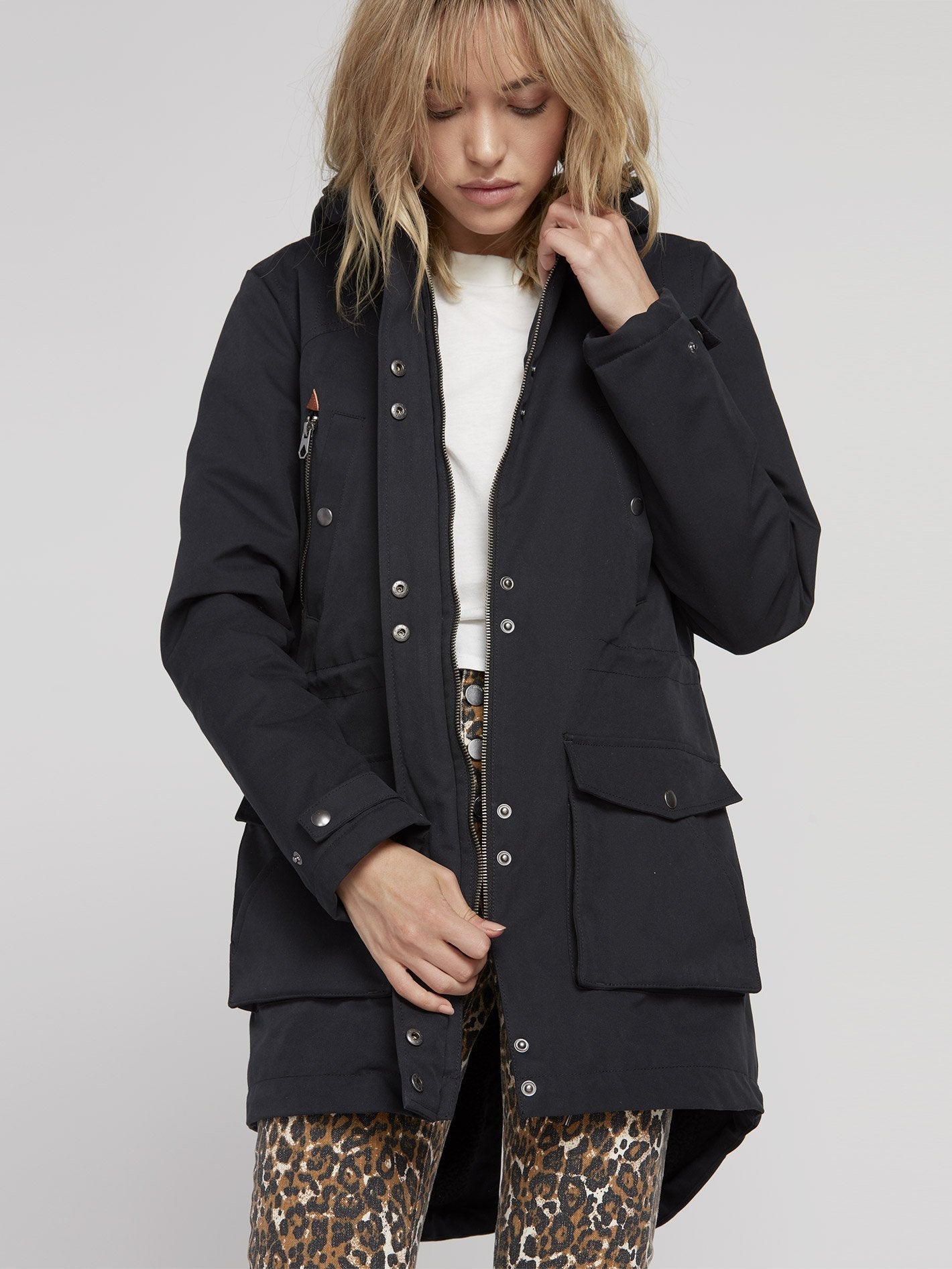 Parka Walk On By 5K - Black