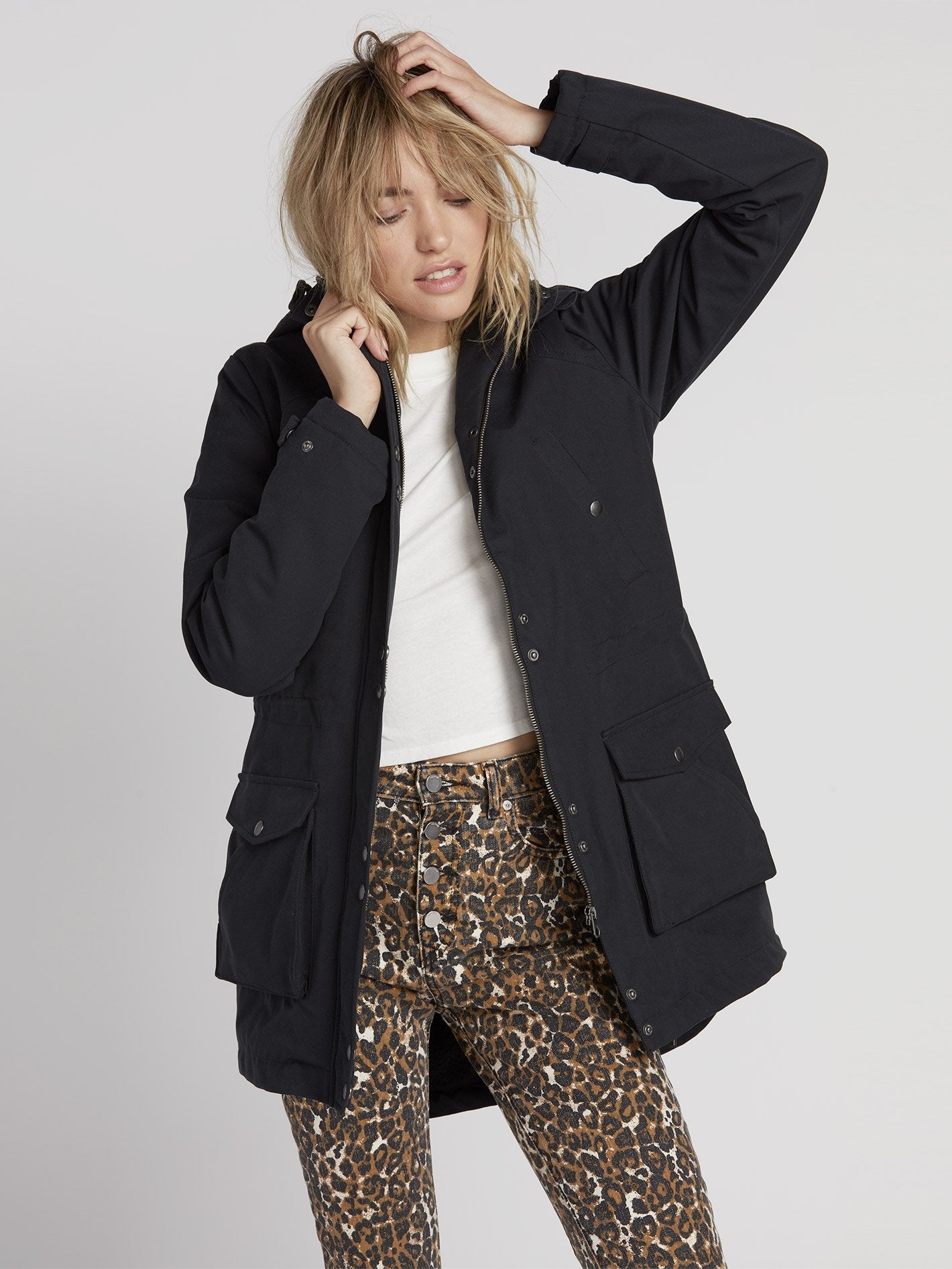 Parka Walk On By 5K - Black