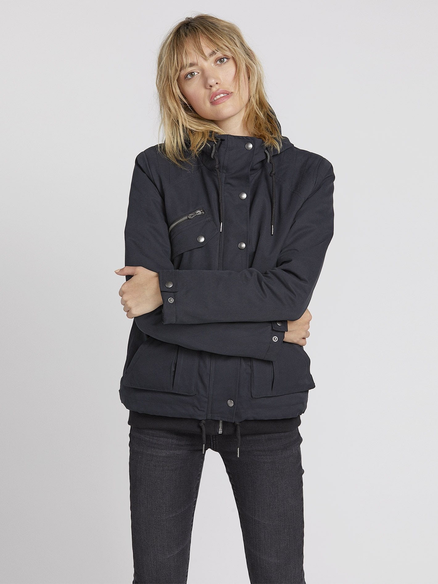Parka Walk On By Short 5K - Black