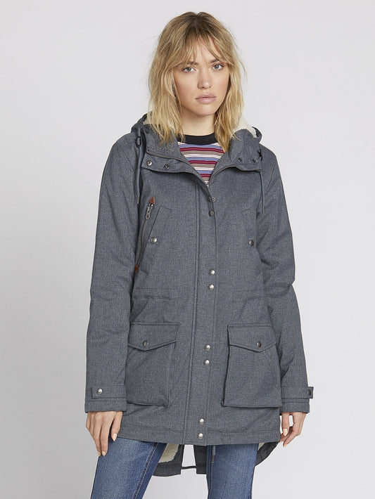 Walk On By 5K Nuts Parka - Heather Black