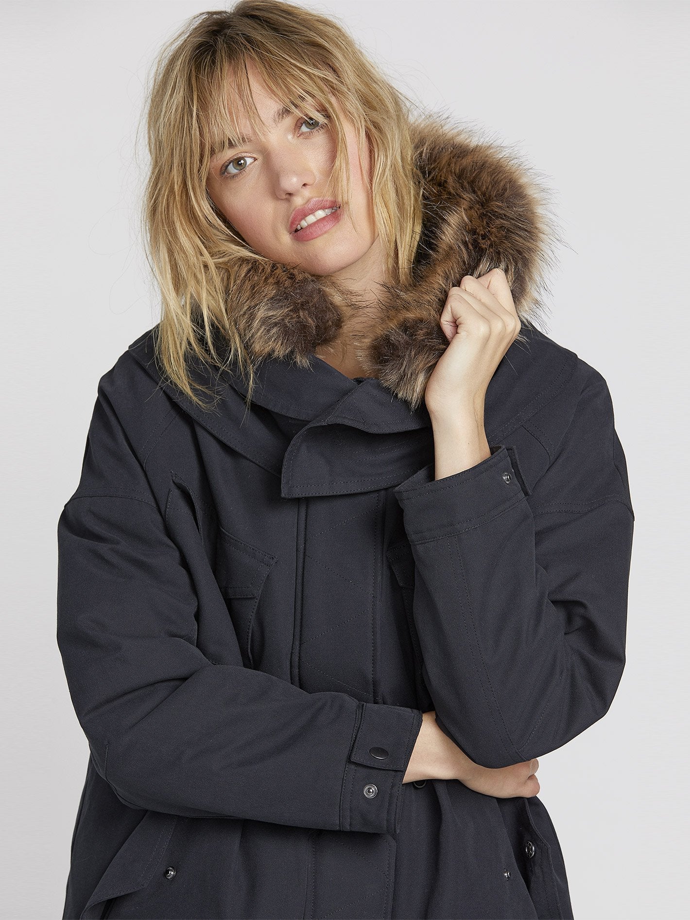 Rainy Shiny 5K Parka - Black
