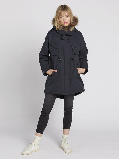 Rainy Shiny 5K Parka - Black