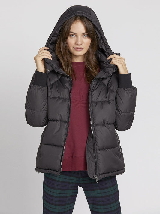 Hip Stone Puffa Jacke - Schwarz