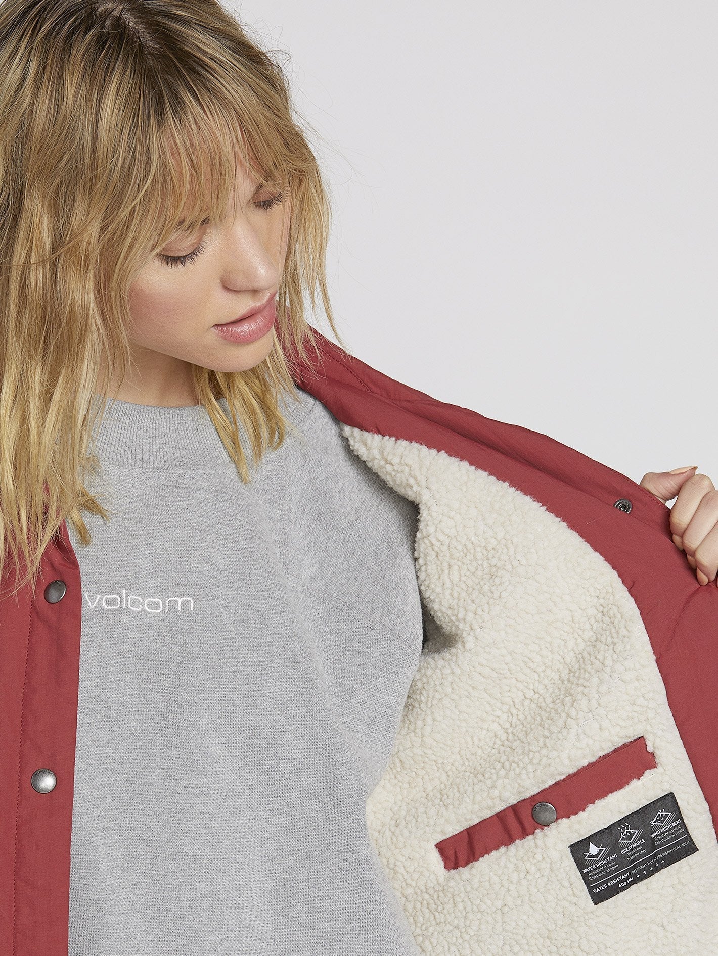 Veste Coach Up Sherpa - Auburn