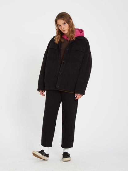 Ottamam Overshirt Jacket - BLACK