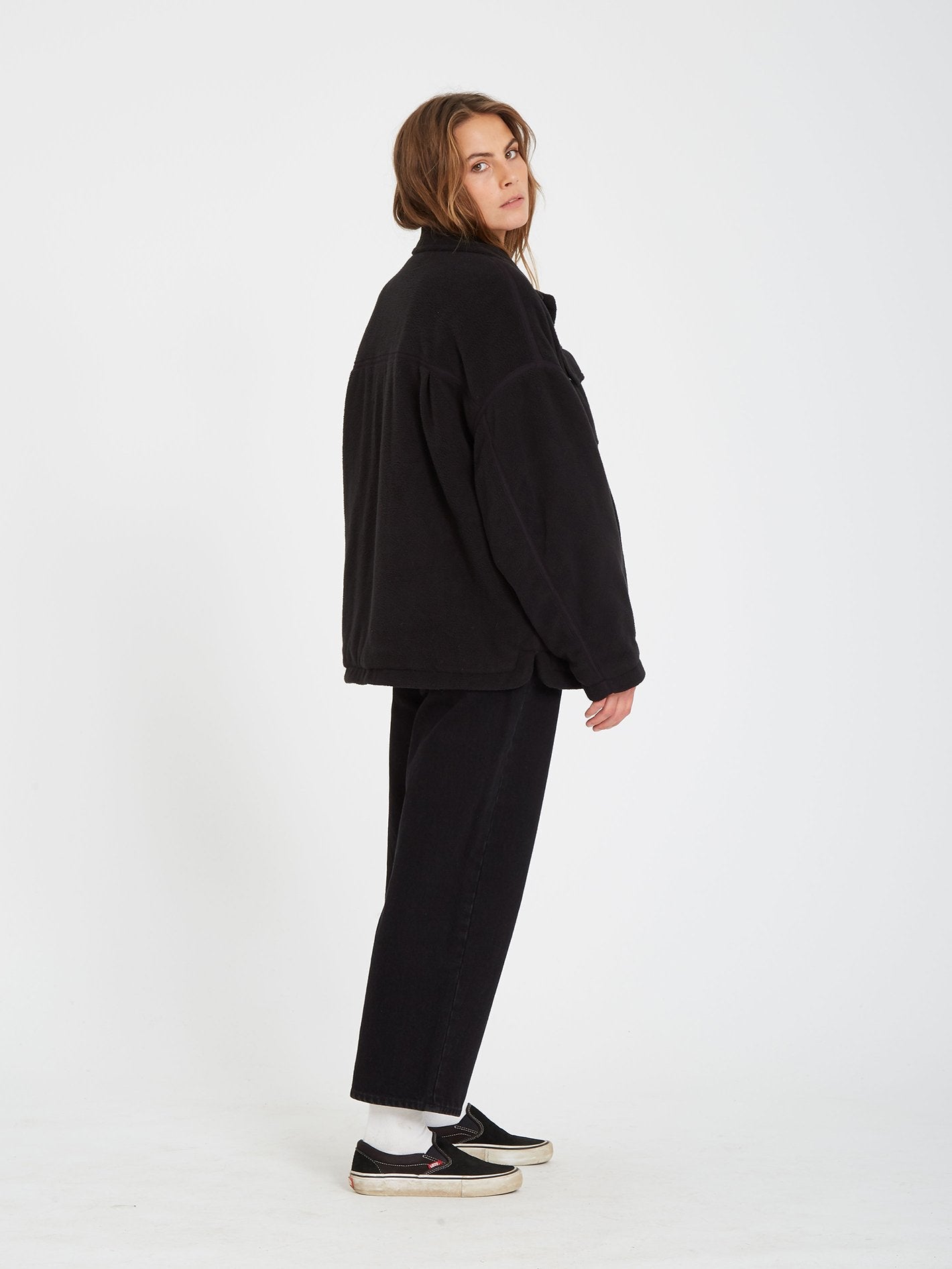 Ottamam Overshirt Jacket - BLACK