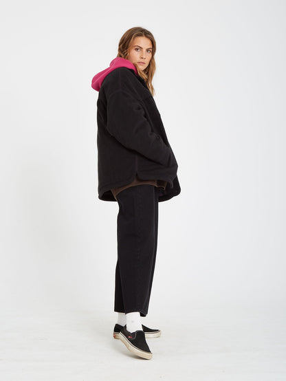 Ottamam Overshirt Jacket - BLACK