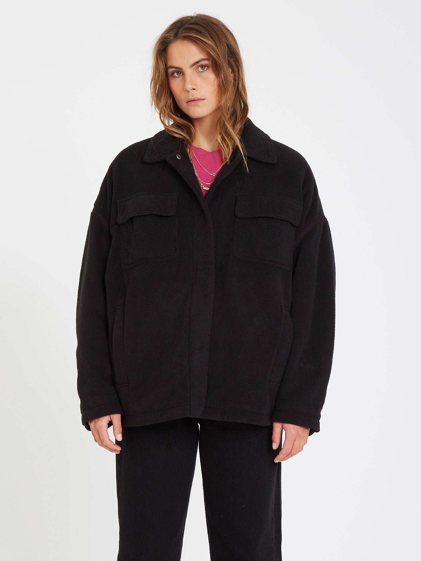 Ottamam Overshirt Jacket - BLACK