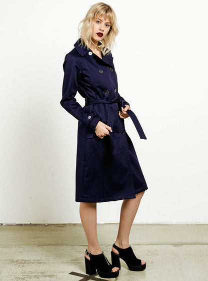 GMJ TRENCHCOAT INDIGO