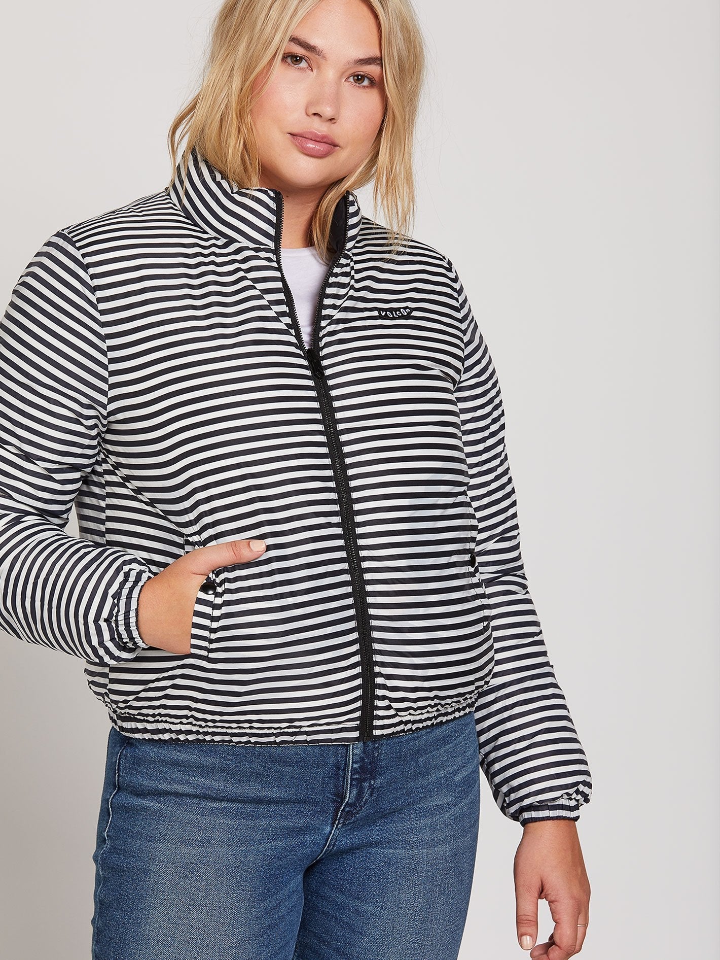 Puffs N Stuf Reversible Down Jacket - BLACK