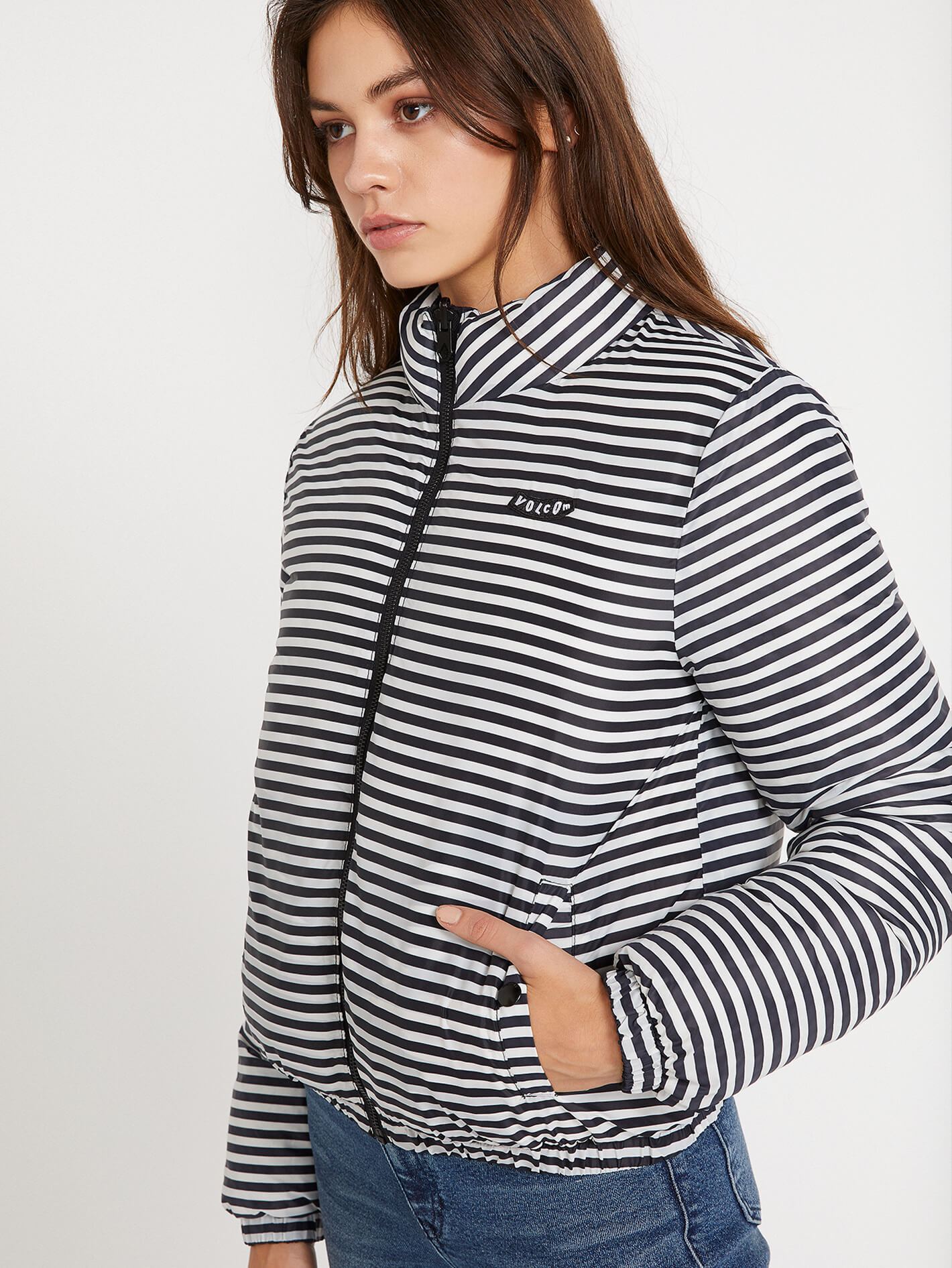Puffs N Stuf Reversible Down Jacket - BLACK