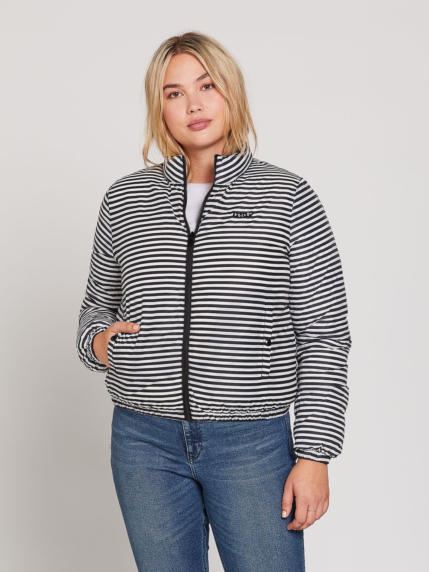 Puffs N Stuf Reversible Down Jacket - BLACK