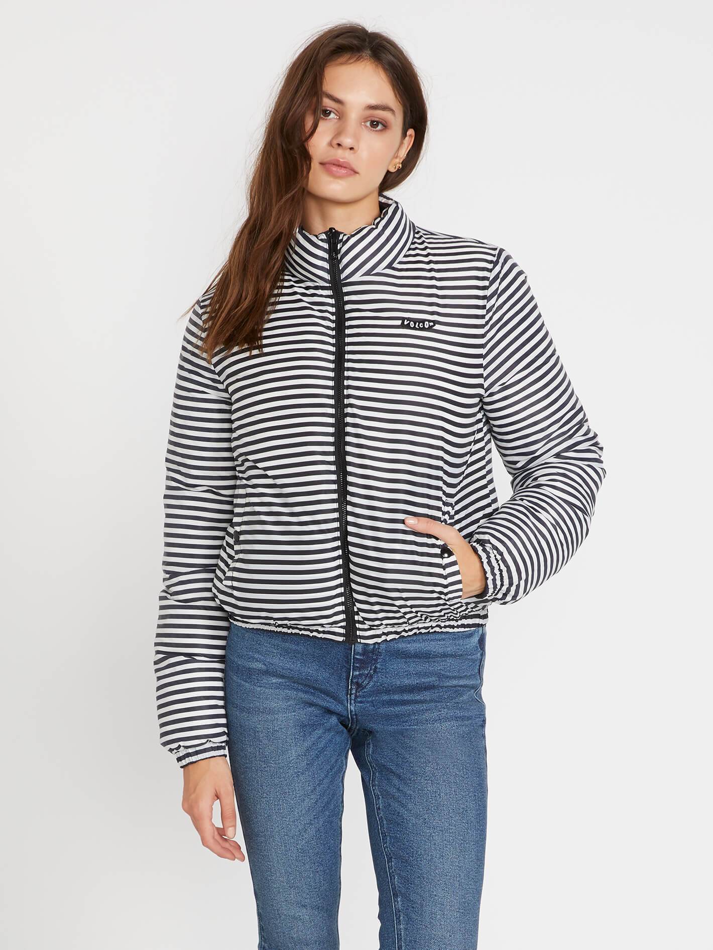 Puffs N Stuf Reversible Down Jacket - BLACK