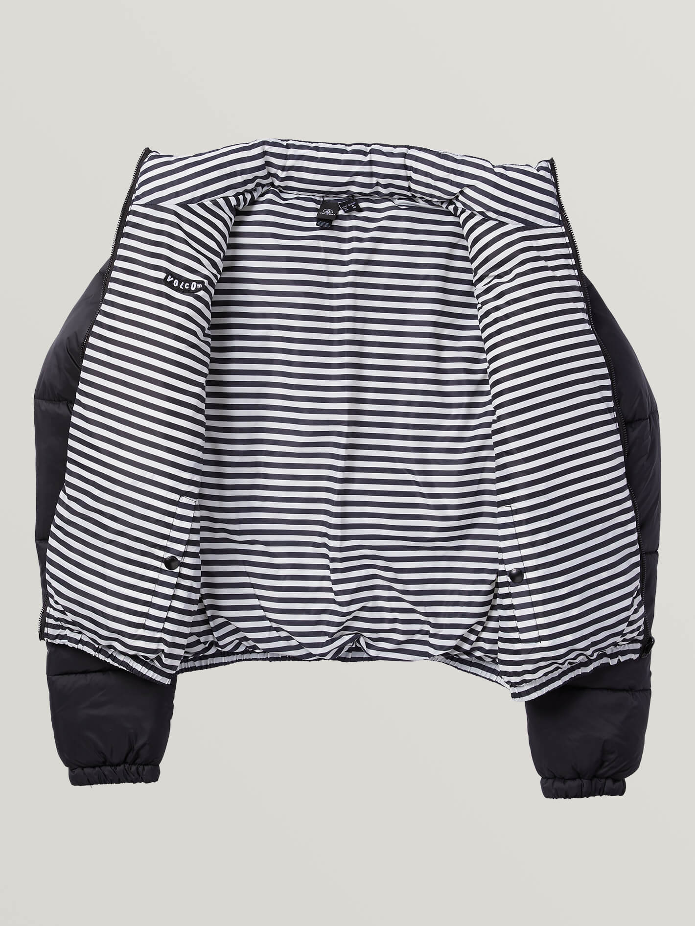 Puffs N Stuf Reversible Down Jacket - BLACK