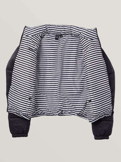 Puffs N Stuf Reversible Down Jacket - BLACK