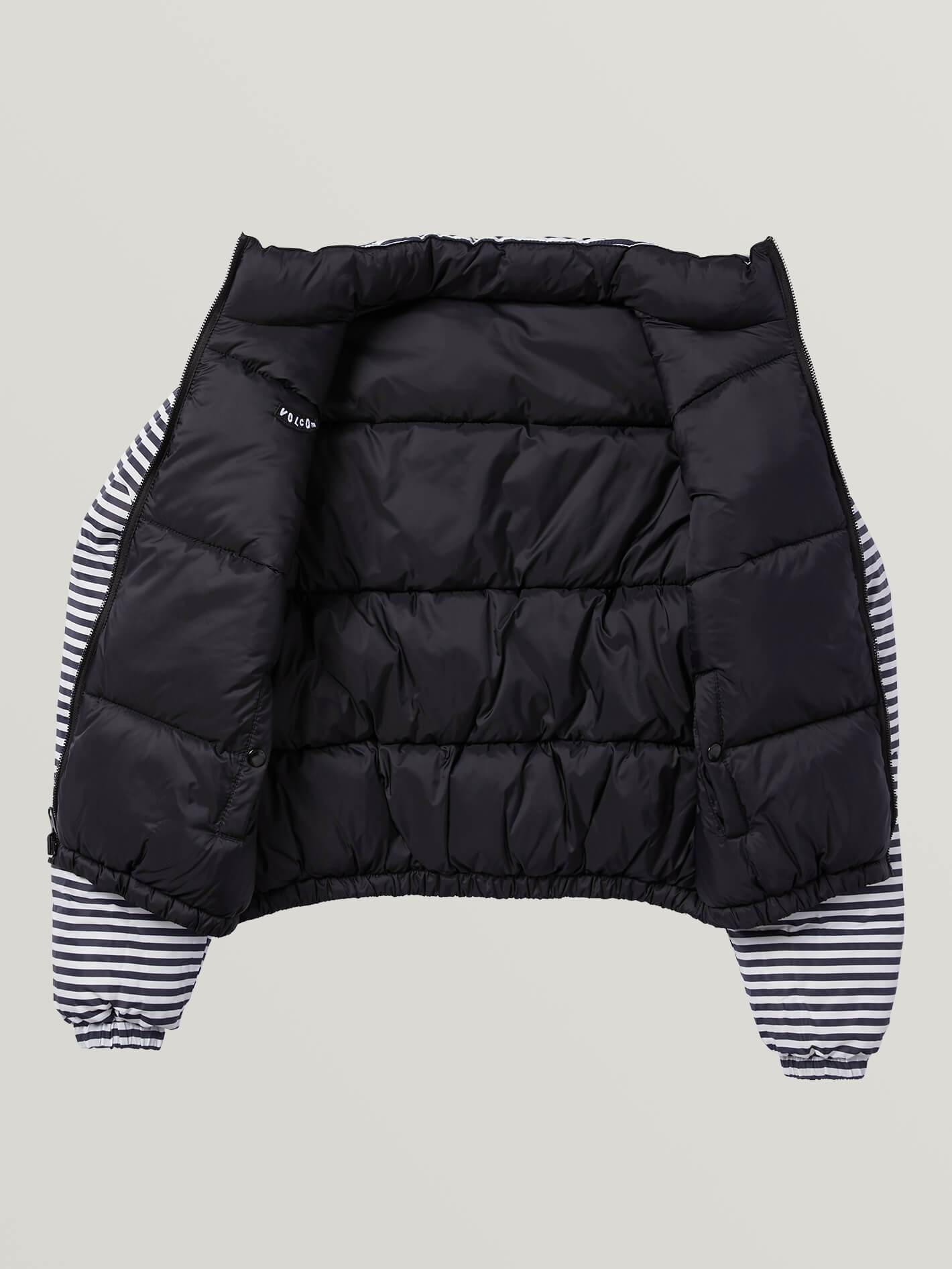 Puffs N Stuf Reversible Down Jacket - BLACK