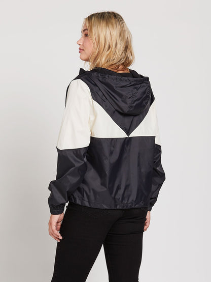 Wind Stoned Jacke - SCHWARZ WEISS