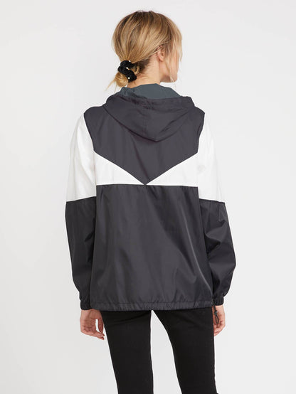 Wind Stoned Jacke - SCHWARZ WEISS