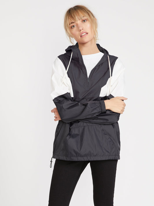 Wind Stoned Jacke - SCHWARZ WEISS