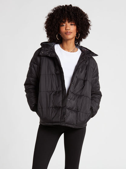 Puff It Up Jacket - BLACK