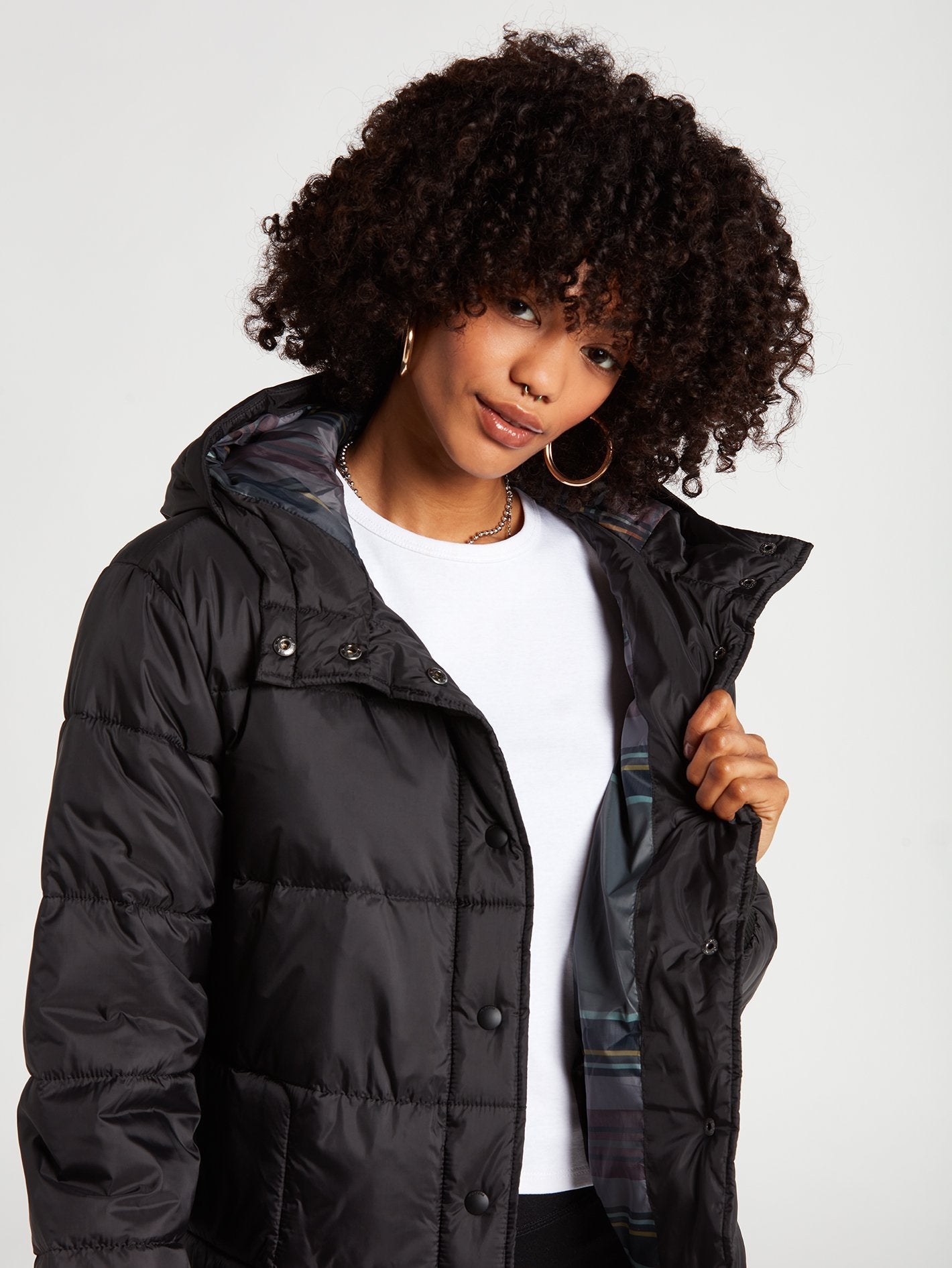 Puff It Up Jacket - BLACK