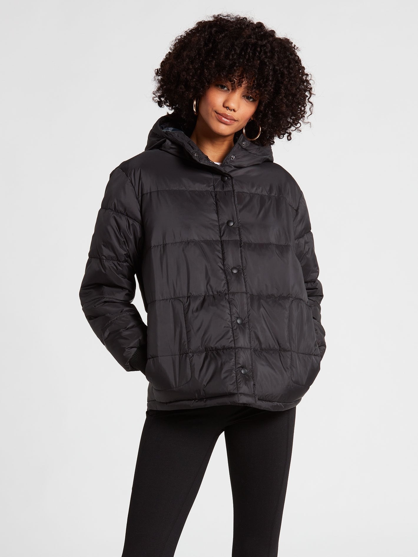 Puff It Up Jacket - BLACK