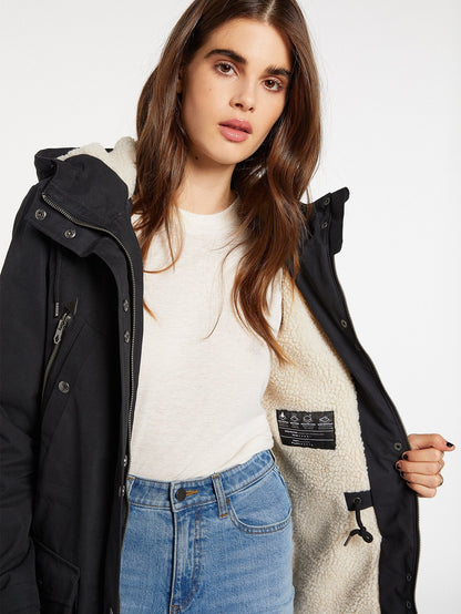 Walk on By 5K Parka - Schwarz