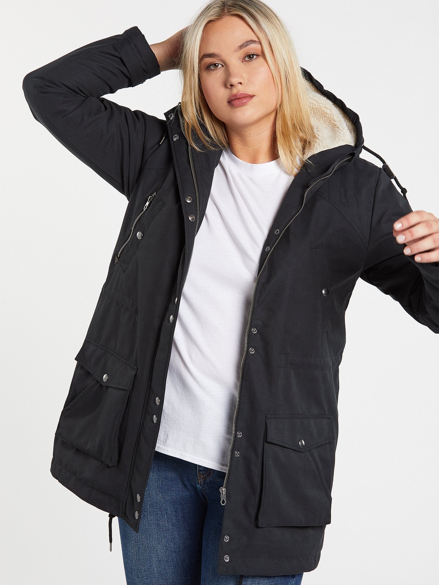 Walk on By 5K Parka - Schwarz